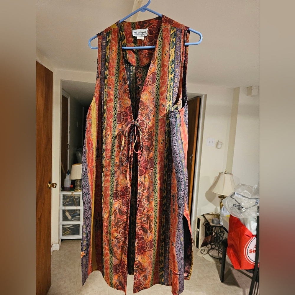 Colorful Sleeveless Boho Dress